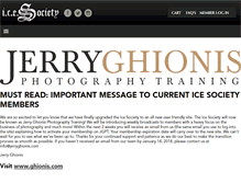 Tablet Screenshot of icesociety.com